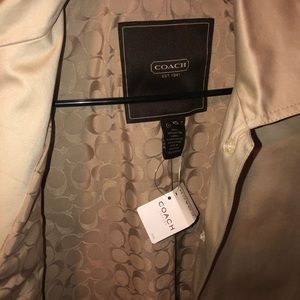 Coach Sateen walking coat size XS